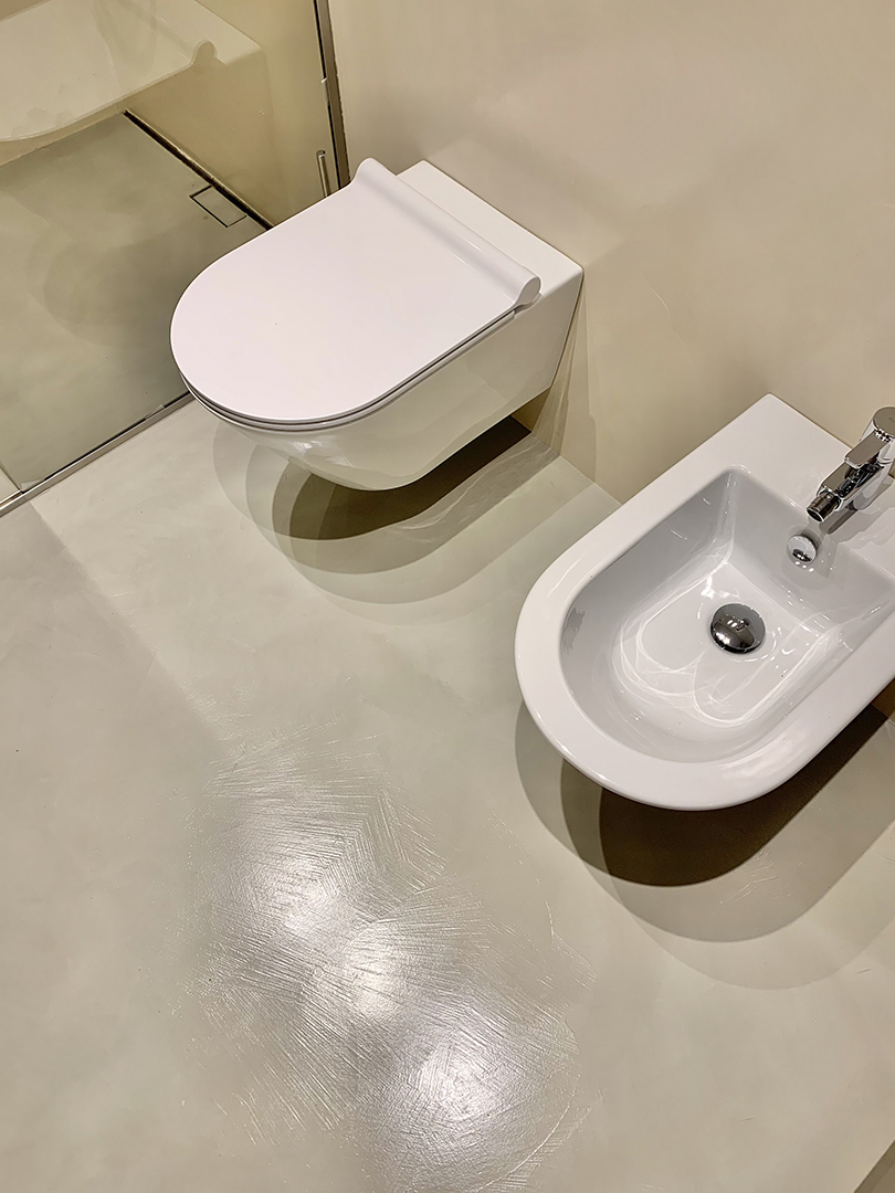 Kupaona neutralnih boja, Classic, Concrete, Satinato, Cement Design, Efekt