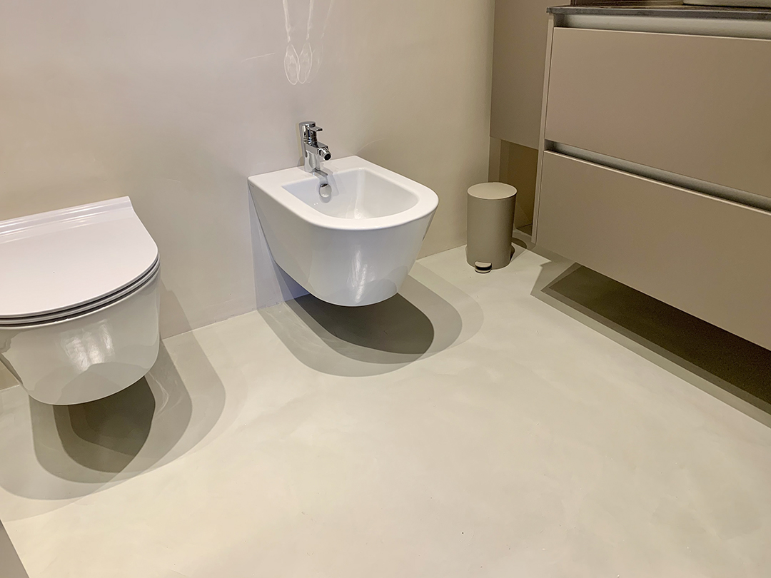 Kupaona neutralnih boja, Classic, Concrete, Satinato, Cement Design, Efekt