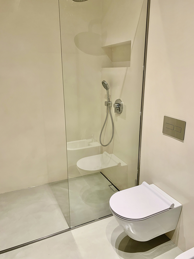 Kupaona neutralnih boja, Classic, Concrete, Satinato, Cement Design, Efekt