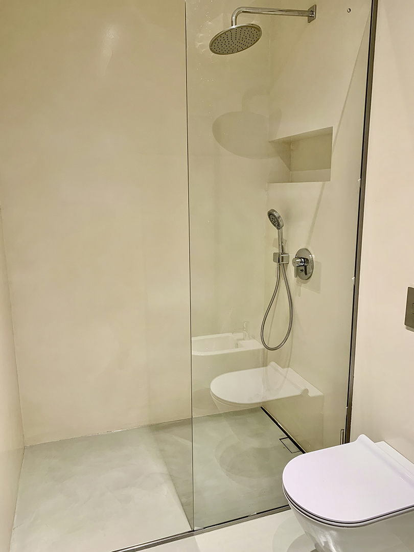 Kupaona neutralnih boja, Classic, Concrete, Satinato, Cement Design, Efekt