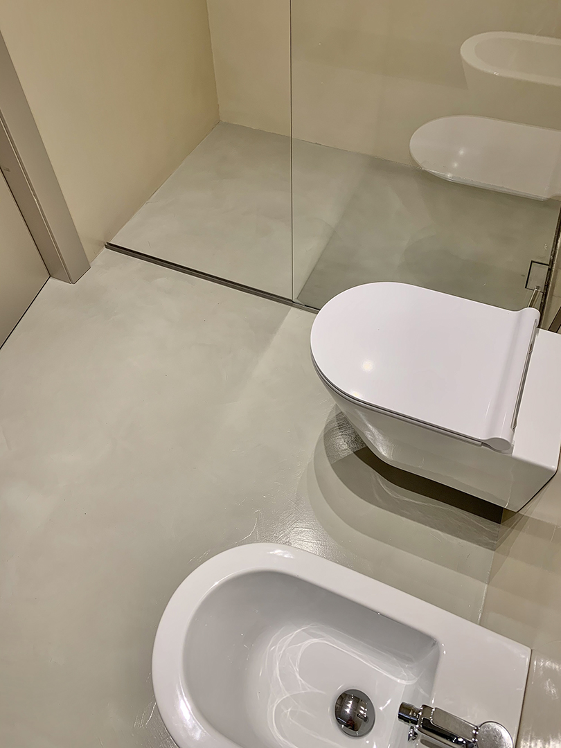 Kupaona neutralnih boja, Classic, Concrete, Satinato, Cement Design, Efekt