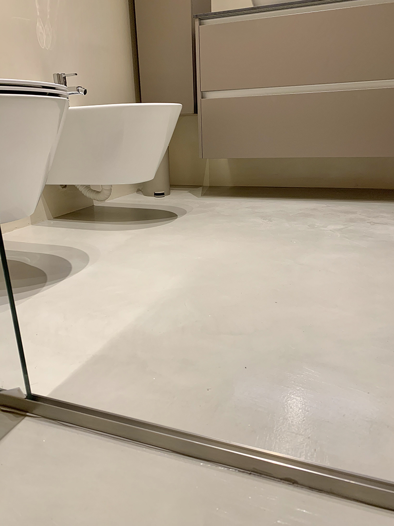 Kupaona neutralnih boja, Classic, Concrete, Satinato, Cement Design, Efekt