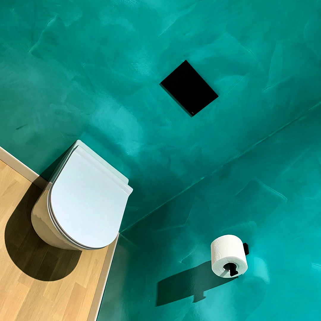 Tirkiz wc, Classic, Satinato, Cement Design, Efekt