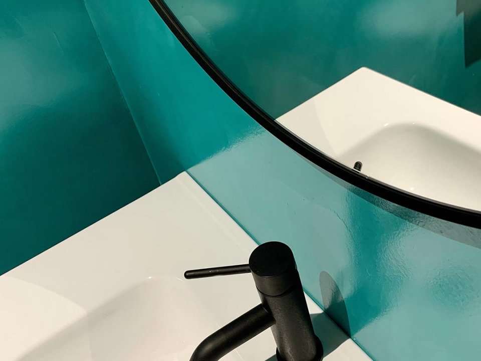 Tirkiz wc, Classic, Satinato, Cement Design, Efekt