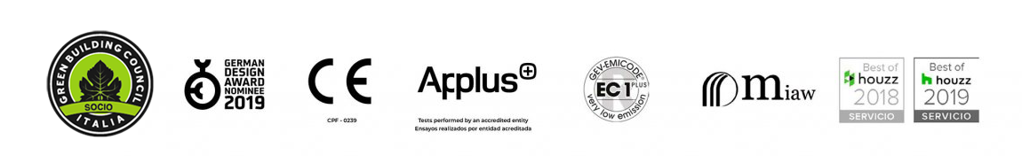 Ekološki certifikati mikrocementa GBC, Green building, Emicode, Applus